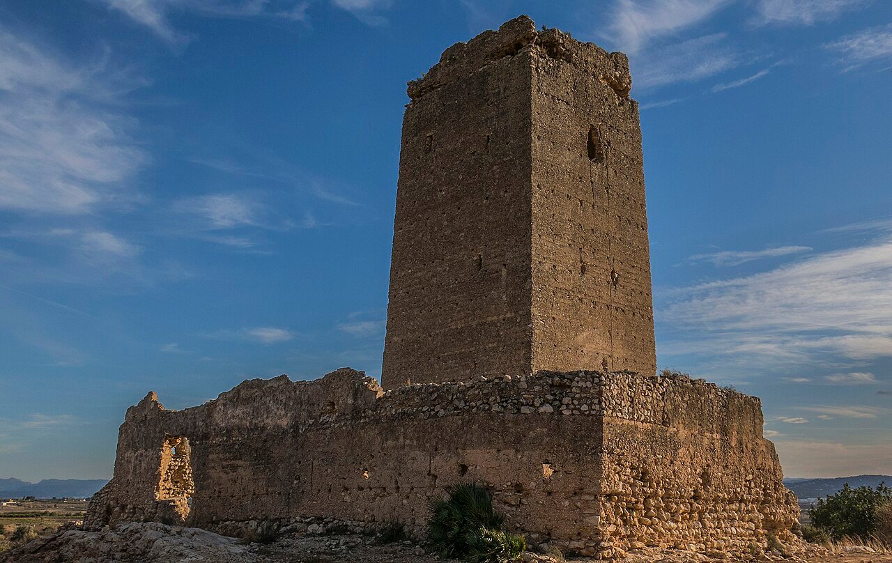 Castell d’Alèdua en el entorno natural de Llombai